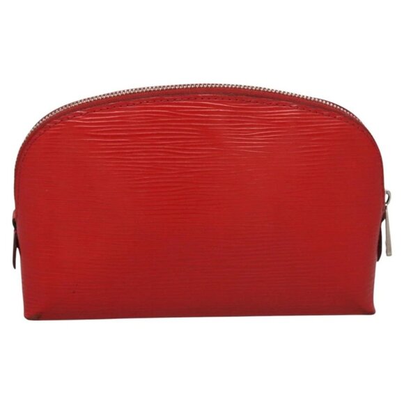 LOUIS VUITTON Epi Pochette Cosmetic PM Pouch Red M41114 LV Auth 112898 - Picture 2 of 16